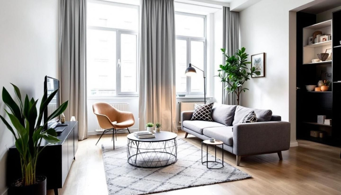 Maximiser l'espace d'un petit appartement avec style et fonctionnalité